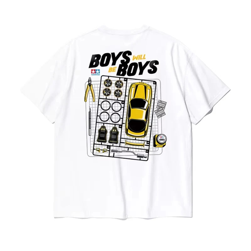 Boys will be Boys Model Car T-Shirt
