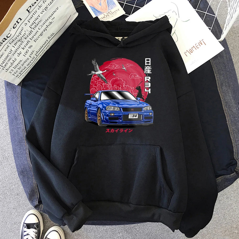 R34 Nissan GTR Hoodie
