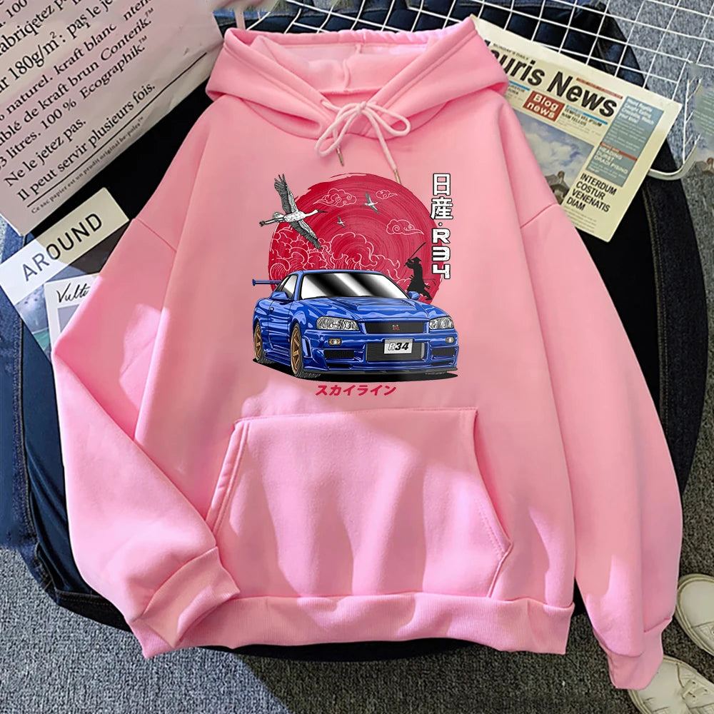 R34 Nissan GTR Hoodie