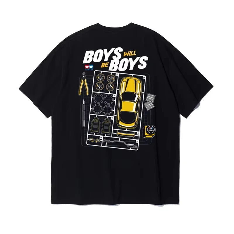 Boys will be Boys Model Car T-Shirt