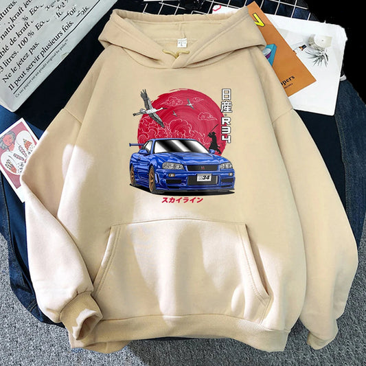 R34 Nissan GTR Hoodie